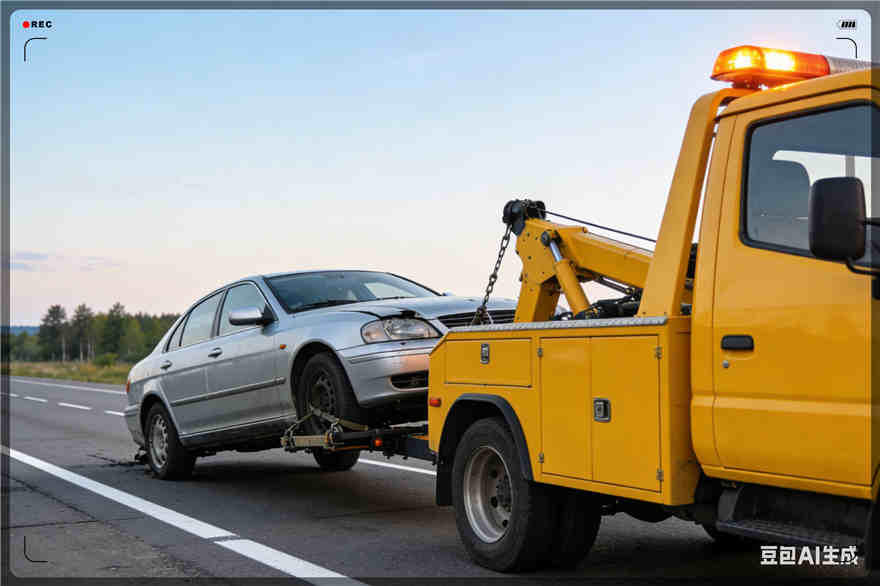 庄浪拖车救援电话【案例】